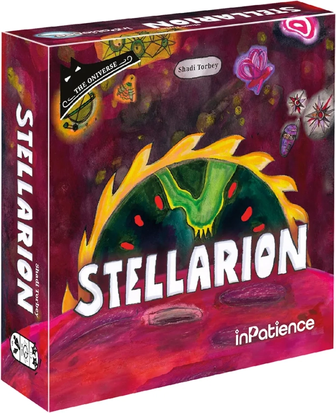 Stellarion Board Game | Space Exploration Strategy Game from The Oniverse | Fun Family Game | Ages 10 + | 1-2 Players | Average Playtime 30 Minutes | Made by inPatience, Multicolor (INPAON62)