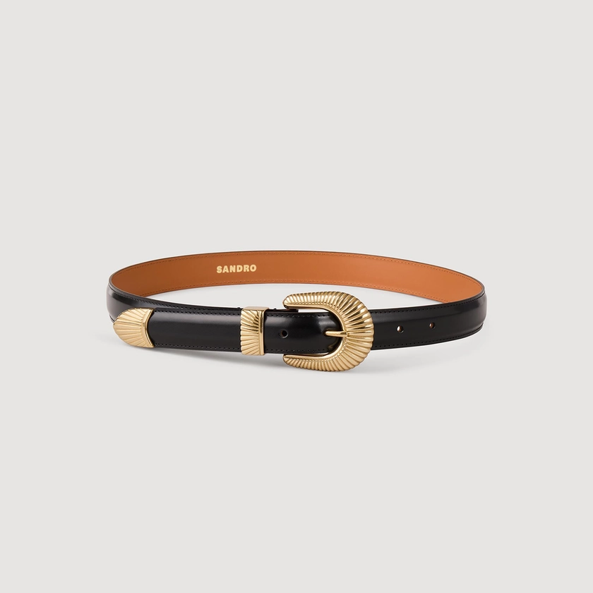 Ceinture en cuir | Sandro FR