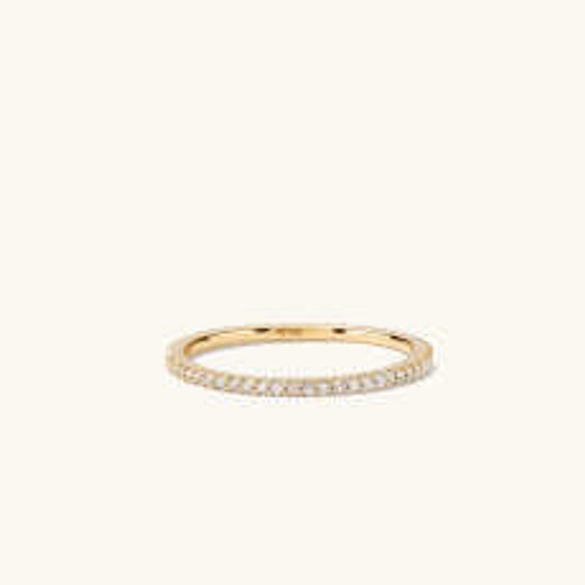 Diamond Eternity Band : Handcrafted in 14k Gold | Mejuri