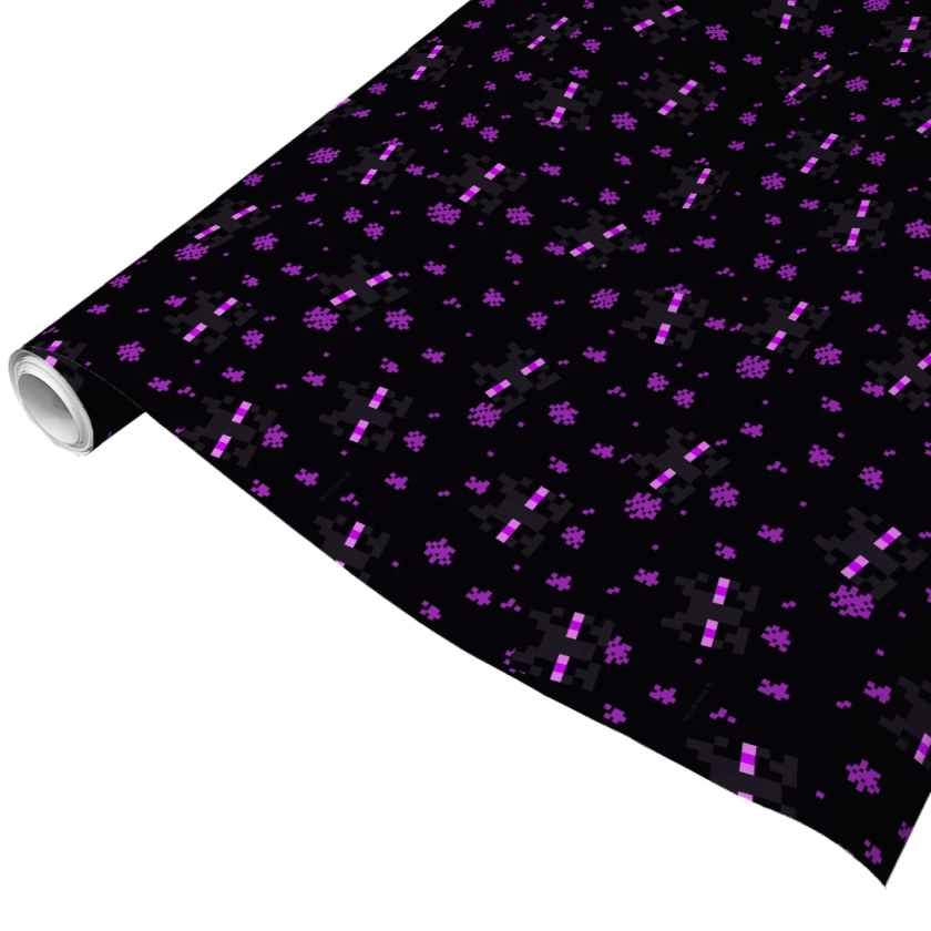 Minecraft Enderman Gift Wrap