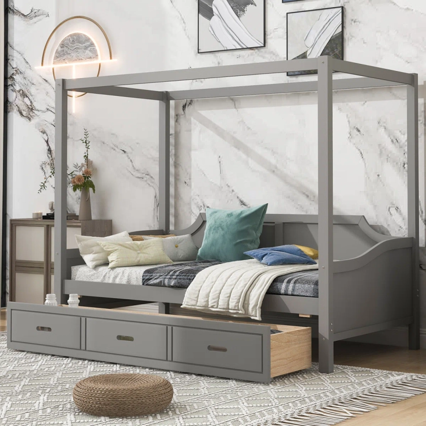 Inri Canopy Daybed with Storage