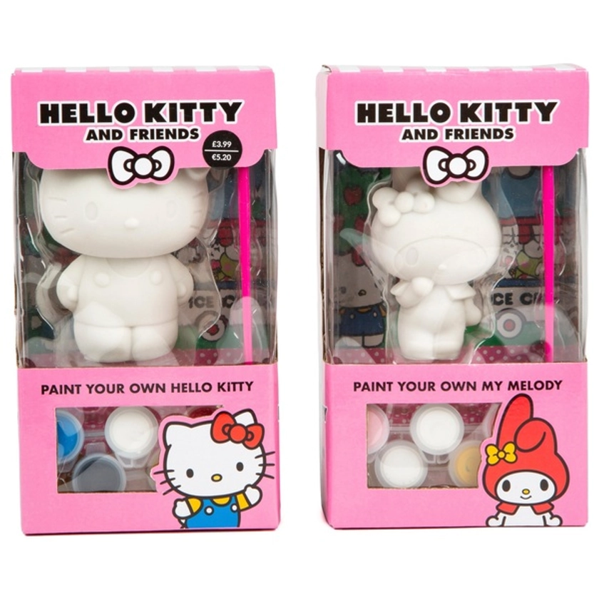 Hello Kitty and Friends - Paint Your Own Figures Assortment | Smyths Toys UK