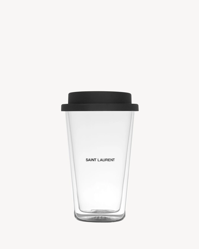 MUG « TO GO » EN VERRE | Saint Laurent | YSL.com