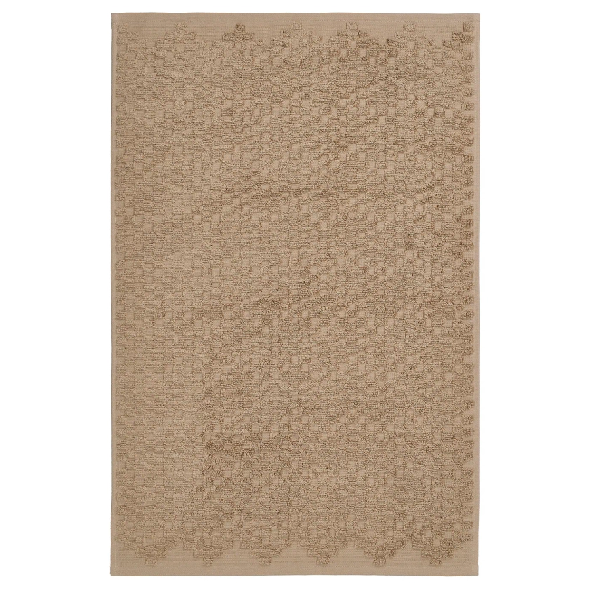 FJÄLLKATTFOT tapis de bain, beige, 50x80 cm - IKEA