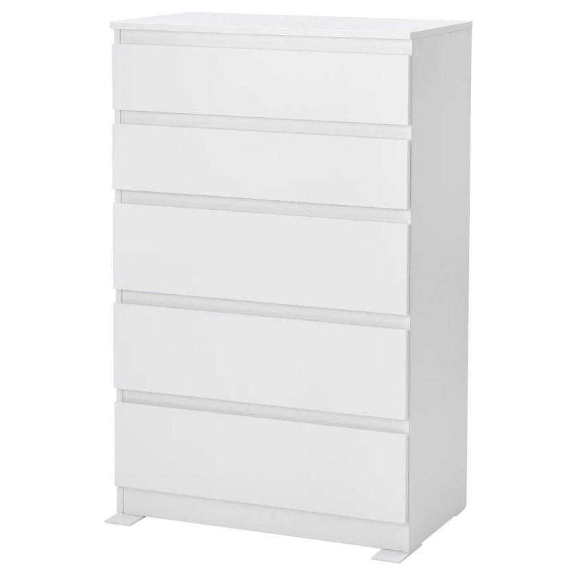 KULLEN 5-drawer chest, white, 271/2x441/8" - IKEA
