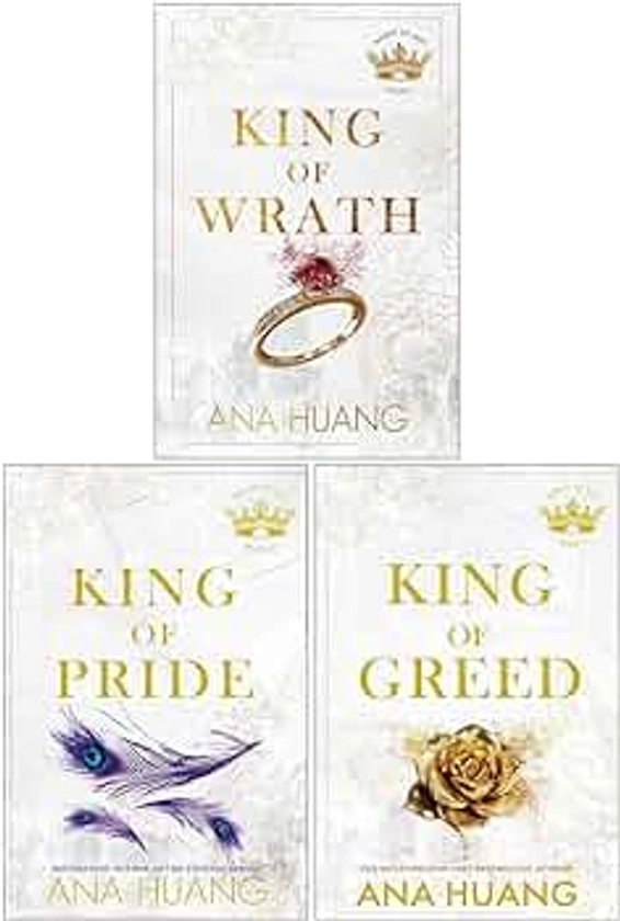 Ana Huang Kings of Sin Series 3 Books Collection Set (King of Wrath, King of Pride, King of Greed)
