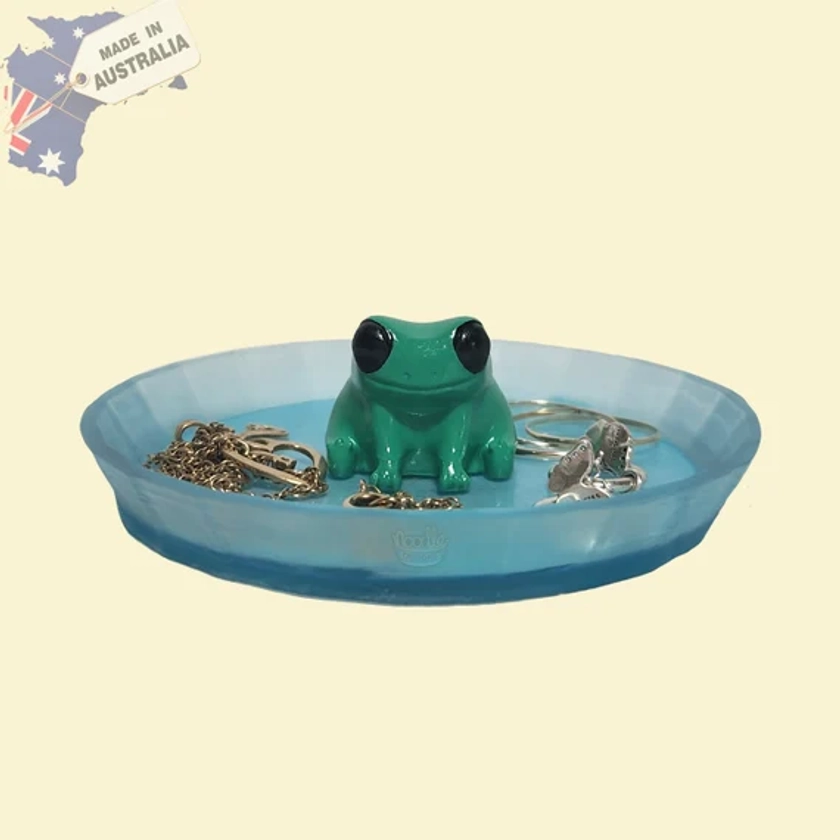 Fred The Frog Ring/Jewelry/Trinket Dish/Holder