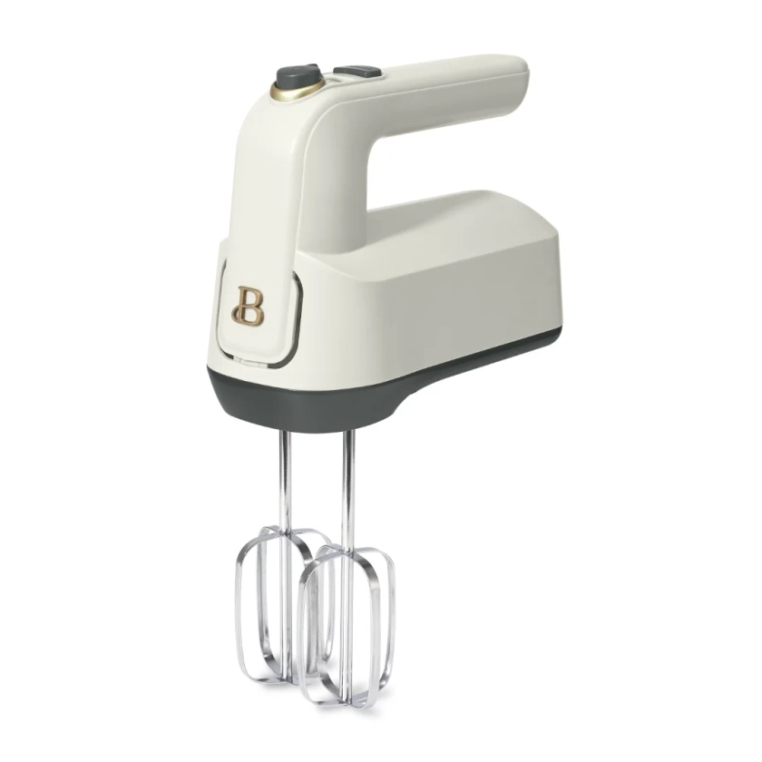 Beautiful 6-Speed Electric Hand Mixer, White Icing by Drew Barrymore