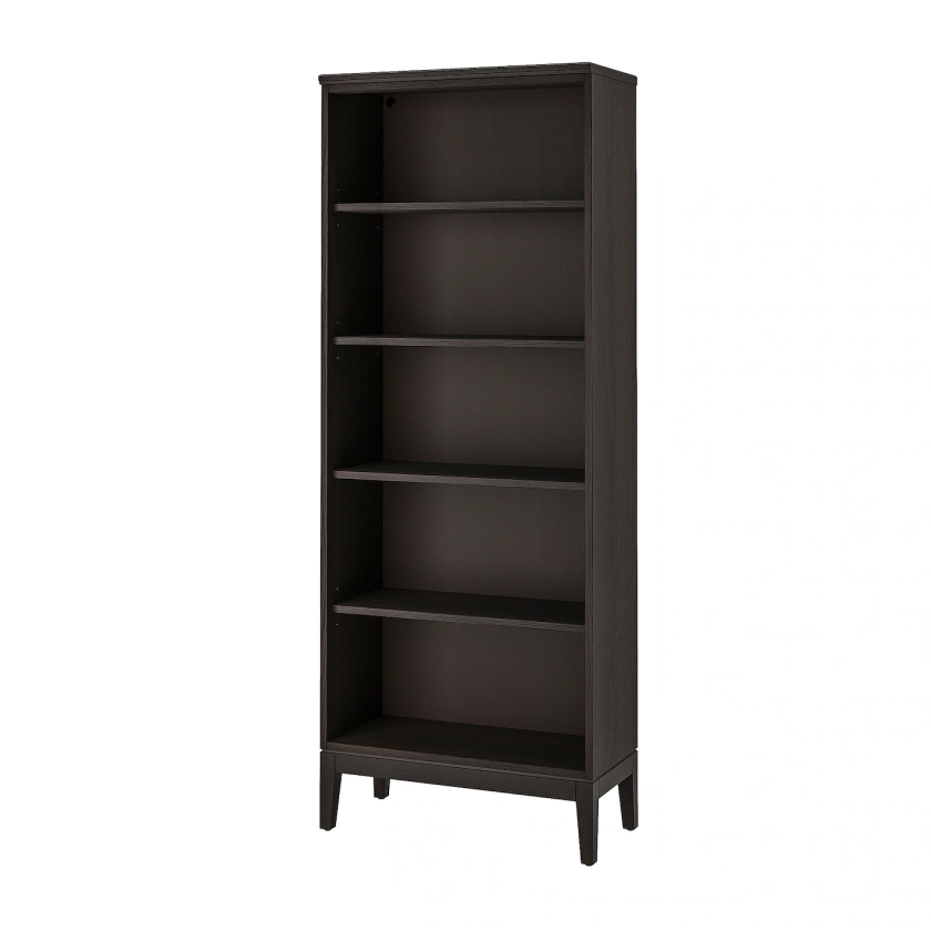 IDANÄS bookcase, dark brown stained, 81x39x211 cm - IKEA