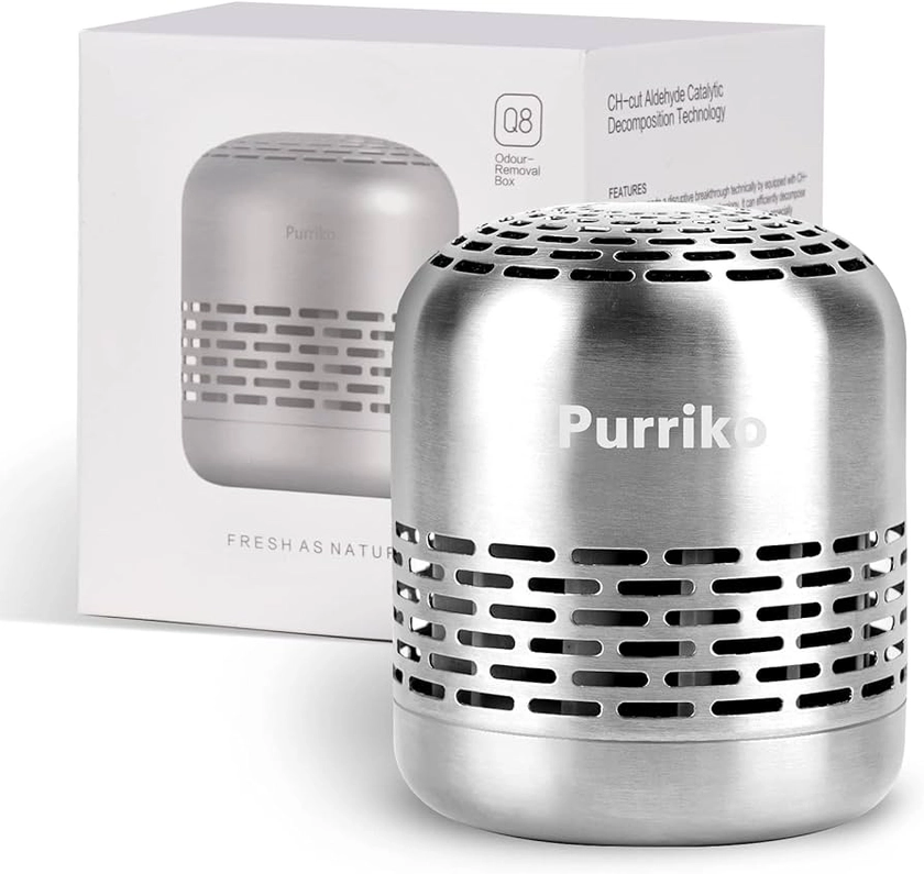 Amazon.com: Refrigerator Deodorizer,Lasts for 10 Years,Refrigerator Odor Eliminator,Fridge Deodorizer,Beats Baking Soda and Bamboo Air Purifying Bags : Purriko: Home & Kitchen