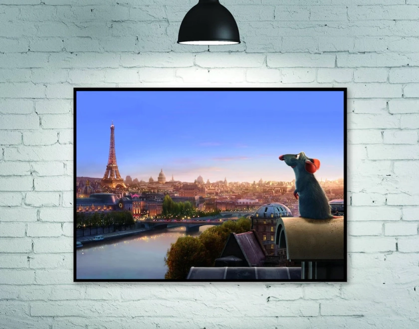 Ratatouille Animation affiche Décoration murale Décoration - Etsy France