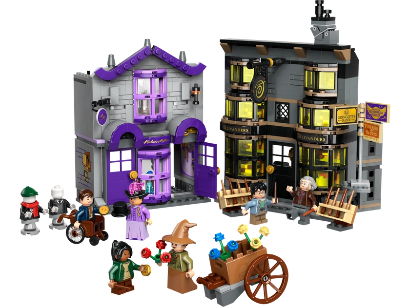 Ollivander et Madame Guipure, prêt-à-porter pour mages et sorciers 76439 | Harry Potter™ | Boutique LEGO® officielle FR