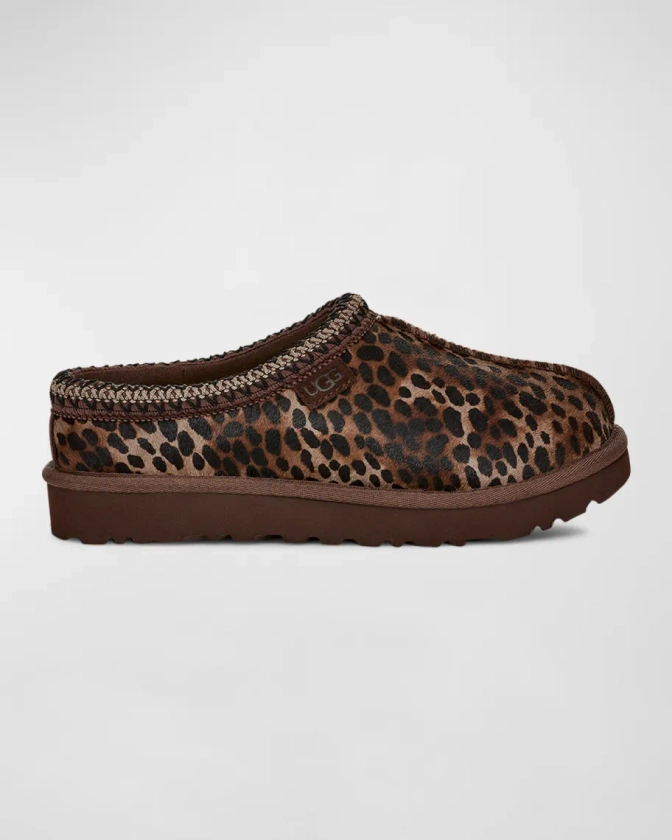 Tasman Leopard Cozy Mule Slippers