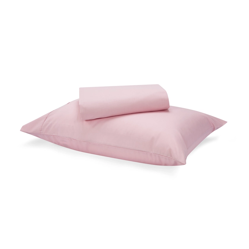 180 Thread Count Sheet Set - King Single Bed, Pink