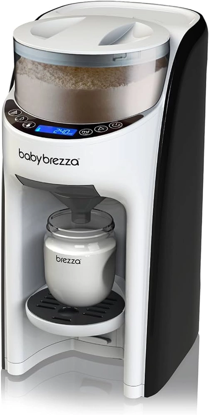 Baby Brezza Formula Pro Advanced, Préparateur de Biberons Instantané Et Automatique, Dose Et Mélange l'eau Chaude Et La Poudre de Lait par Simple Pression d'un Bouton, Noir, 1 Unité