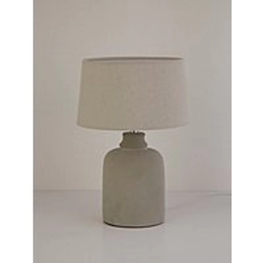 Grey Textured Large Table Lamp | Home | George at ASDA