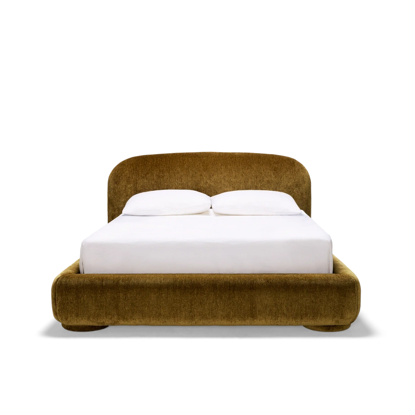 Lull King Bed - [ Sandon Burnt Butter ]