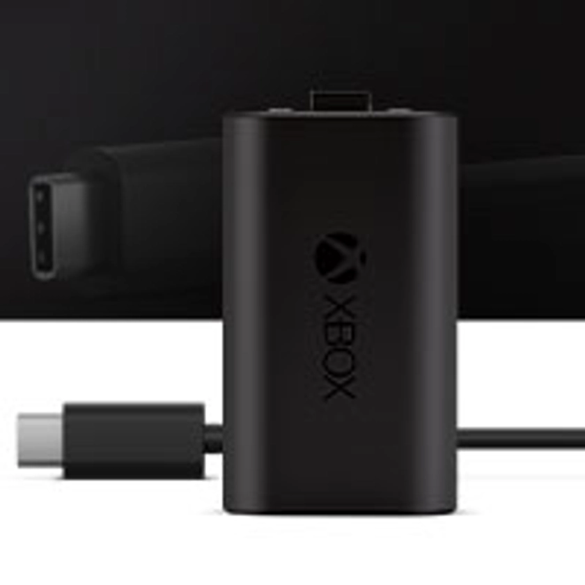 Batteria ricaricabile per Xbox + cavo USB-C® | Xbox