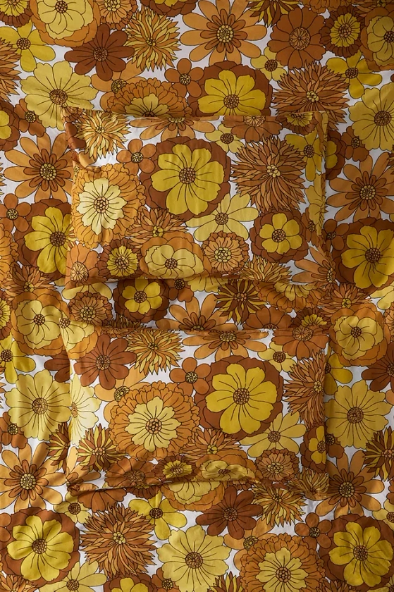 Vera Yellow Floral Duvet Set