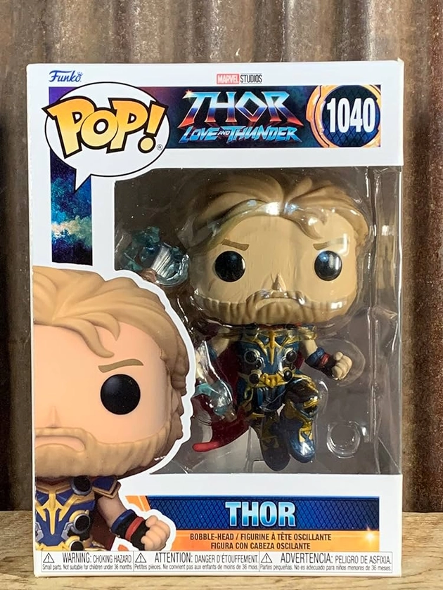 Funko Pop! Marvel: Thor: Love and Thunder - Thor - Collectable Vinyl Figure - Gift Idea - Official Merchandise - Toys for Kids & Adults - Movies Fans - Model Figure for Collectors and Display : Amazon.co.uk: Toys & Games