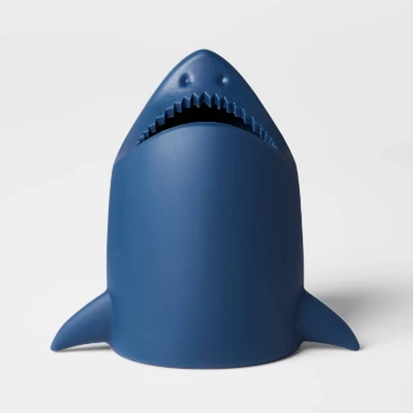 Kids' Toothbrush Holder Shark Blue - Pillowfort™