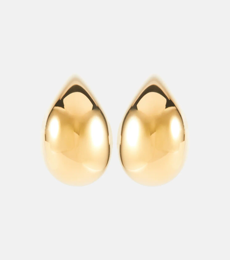 Drop gold-plated sterling silver earrings in gold - Bottega Veneta | Mytheresa