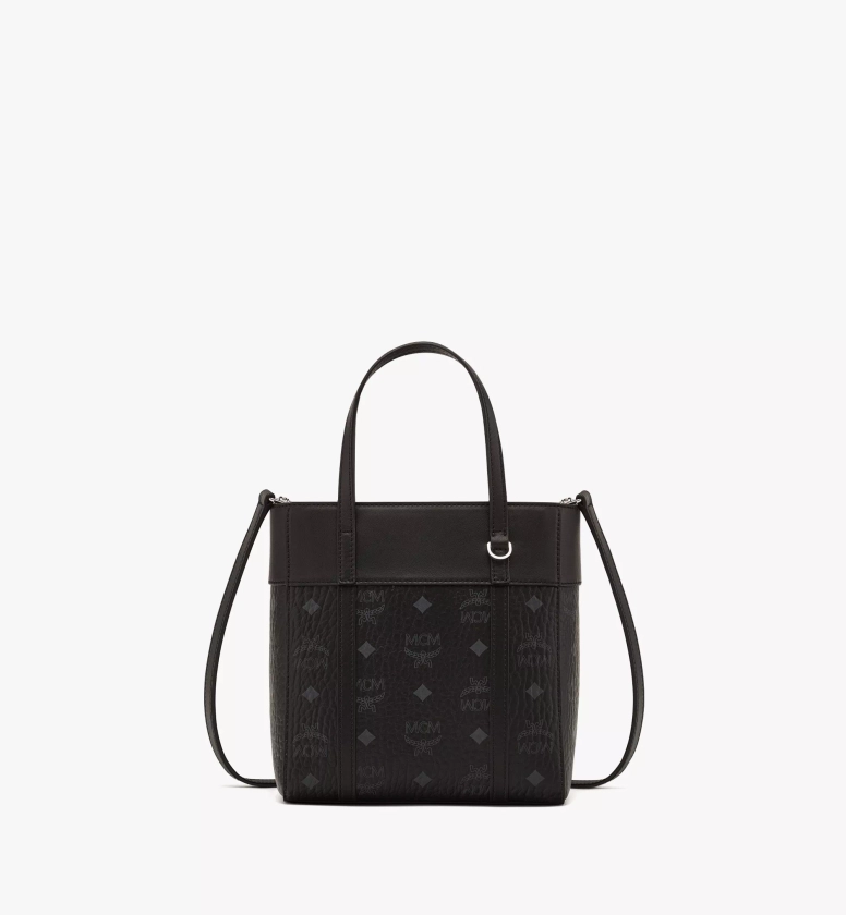 Mini Toni Top-Zip Shopper in Visetos Leather Mix Black | MCM ®DE