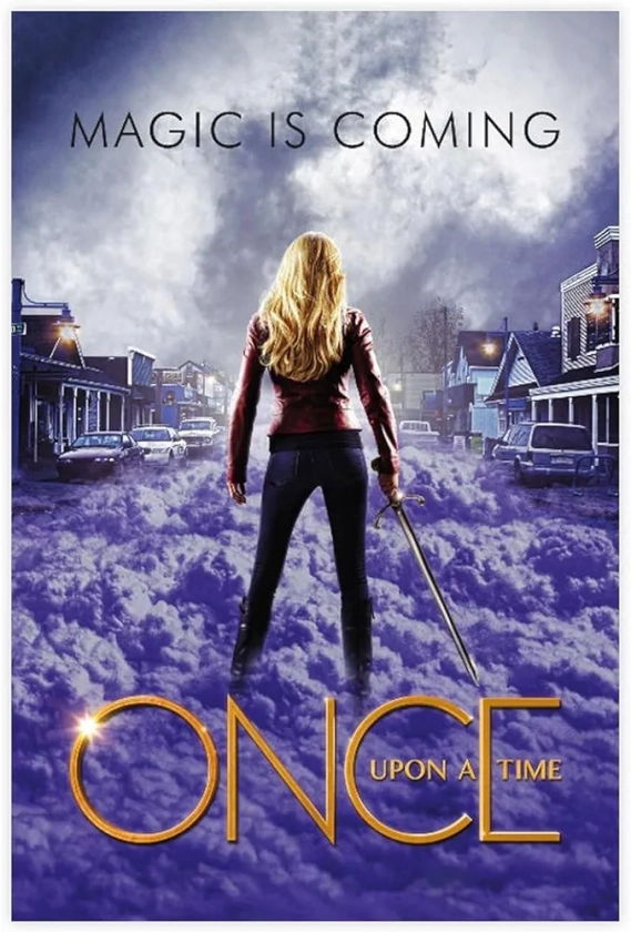 Once Upon A Time Movie Poster19 Canvas Poster Bedroom Decor Sports Landscape Office Room Decor Gift Unframe: 12x18inch(30x45cm)