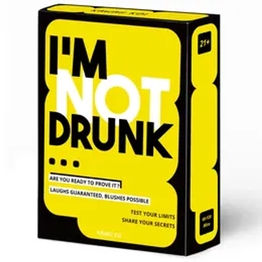 Party Drinking Cards, 1 Box Hilarious Unforgettable Drinking Game Cards, 21st Birthday Gift & Bachelorette Party Game with 55 Amusing Cards, Perfect for Game Nights