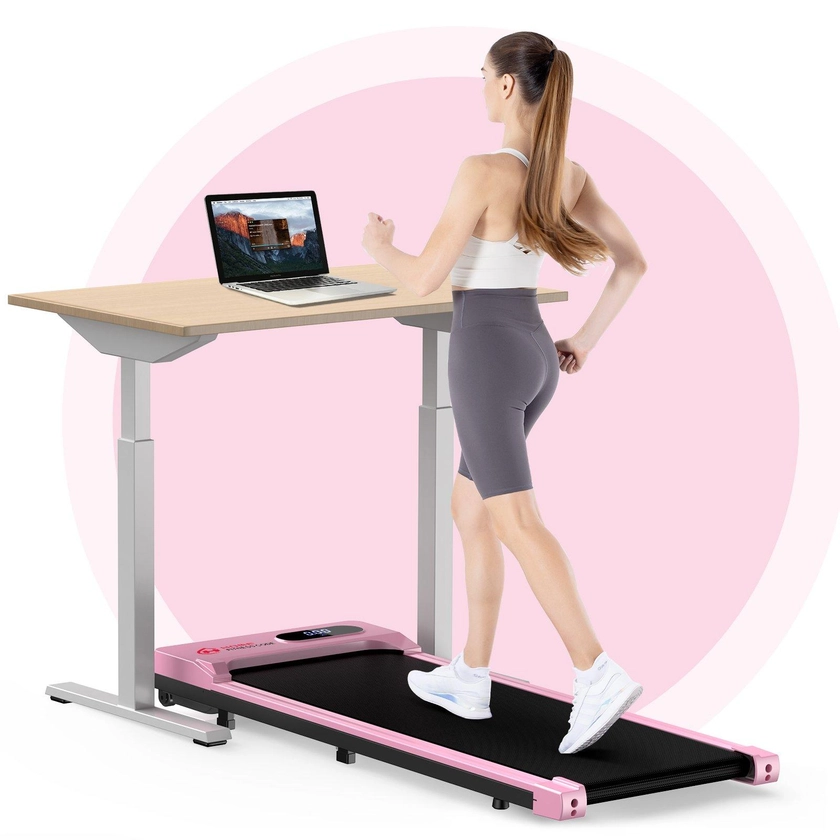 Sports Equipment | Motorized Treadmill with LED Display,Space Saving Treadmill for Home and Office Fitness | Rattantree