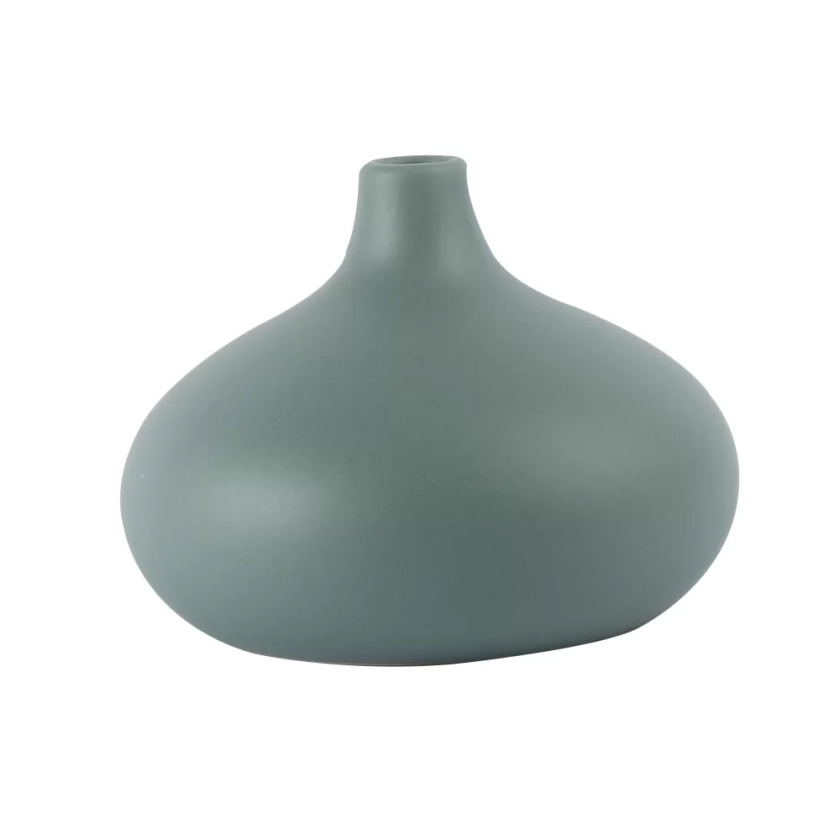 Vaso Alent em ceramica L16xP16xA12 cor verde menta