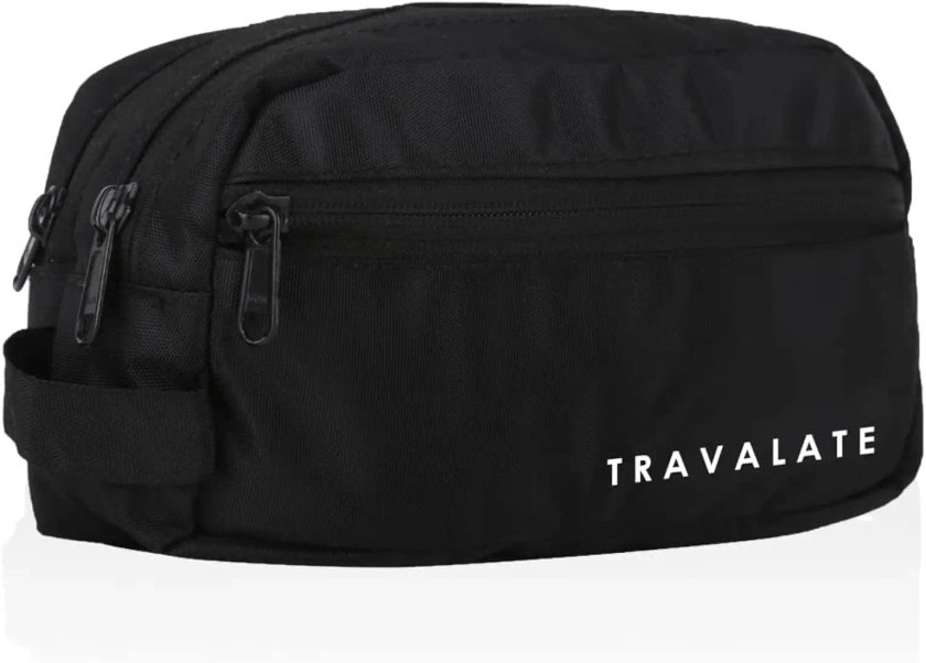 Buy Travalate 9cms Polyester Toiletry Bag (Black_Tr1323) at Amazon.in