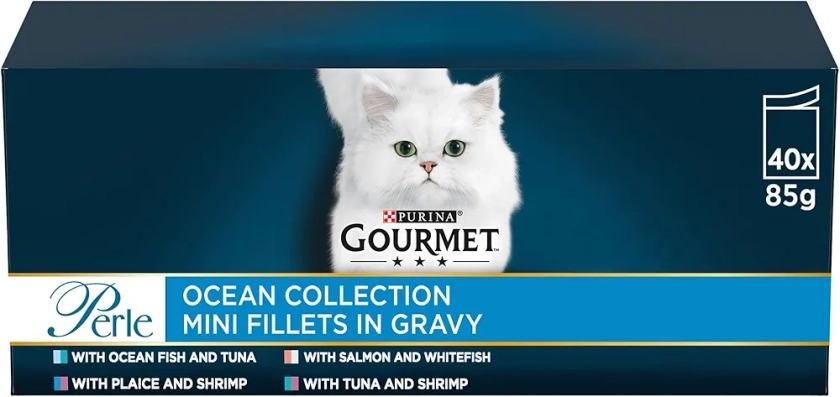 GOURMET Perle Ocean Collection Wet Cat Food 40x85g