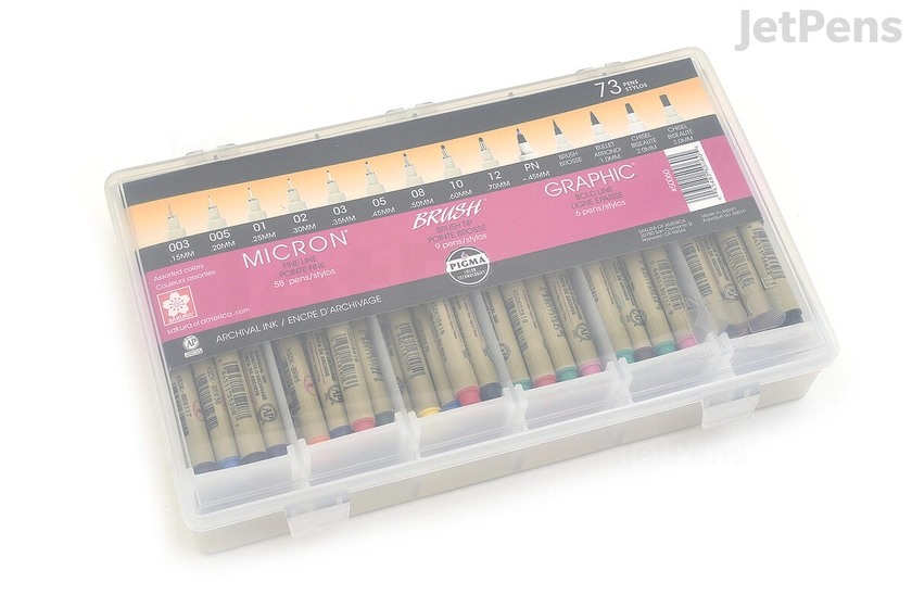 Sakura Pigma Ink Gift Set - 73 Pen Set