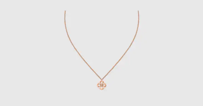 Gucci - Gucci Flora 18k chain necklace