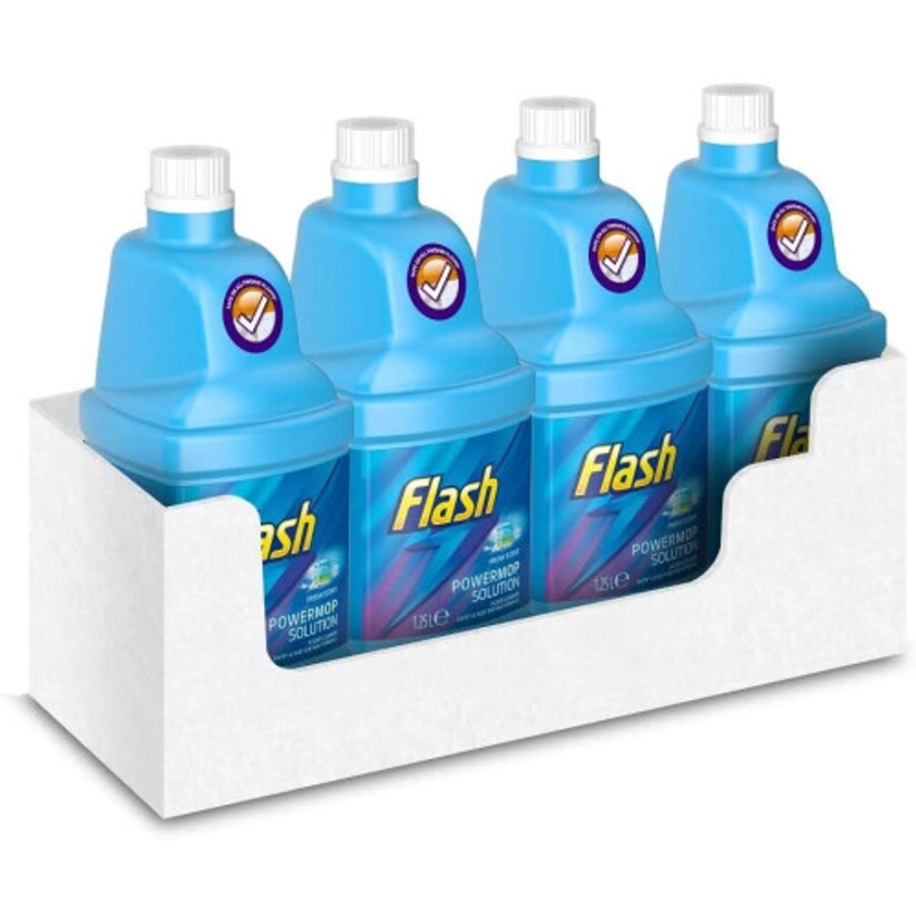 Flash Powermop cleaning solution Refill 1.25 Litre Multi-Surface, Pack of 4 on OnBuy