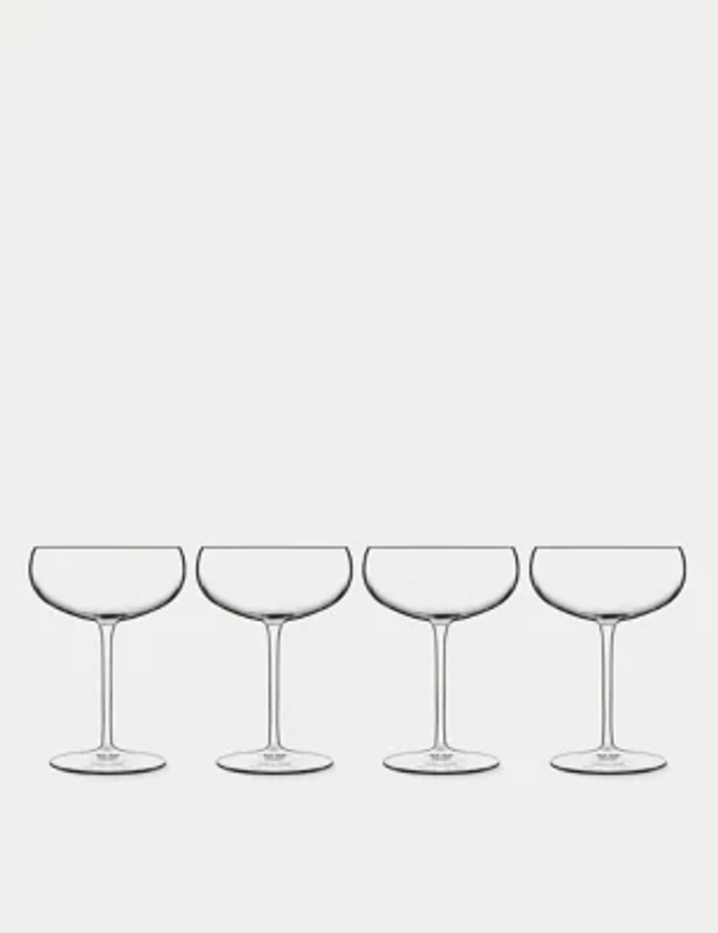 Set of 4 Talismano Martini Glasses | Luigi Bormioli | M&S