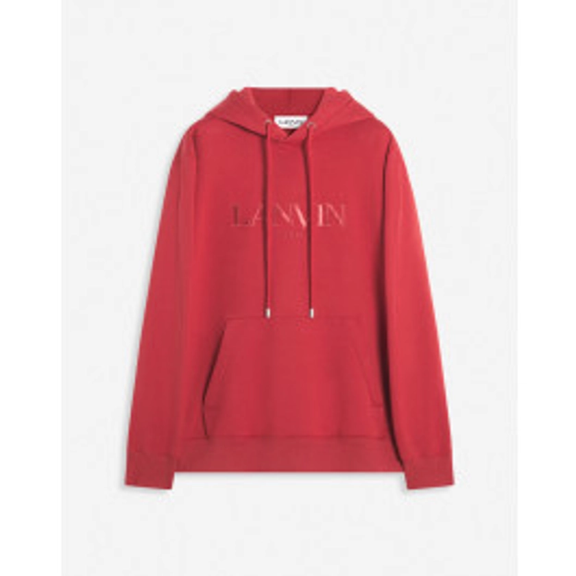 HOODIE AMPLE BRODÉ LANVIN PARIS