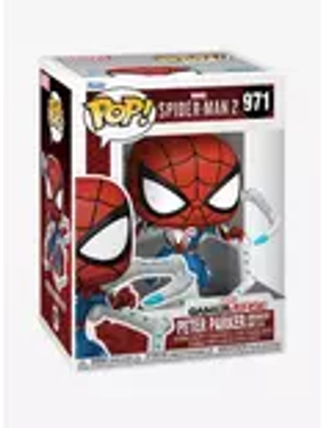 Funko Marvel Spider-Man 2 Pop! Peter Parker (Advanced Suit 2.0) Vinyl Bobble-Head Figure