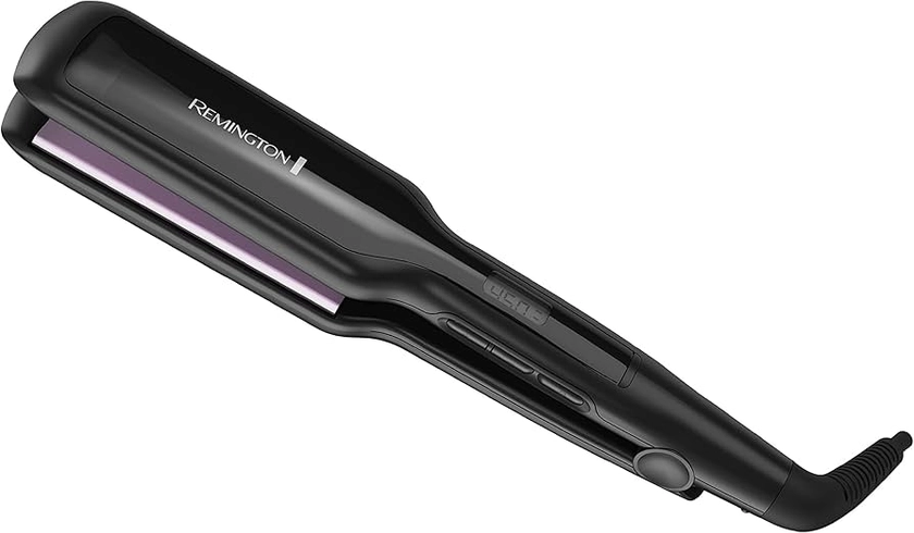 Remington 1 3/4" Flat Iron, Hair Straightener with Anti-Static Technology, 30-Second Heat Up & 60 Minute Auto Shut-off, 30% Longer Ceramic Floating Plates, Titanium + Ceramic Coating