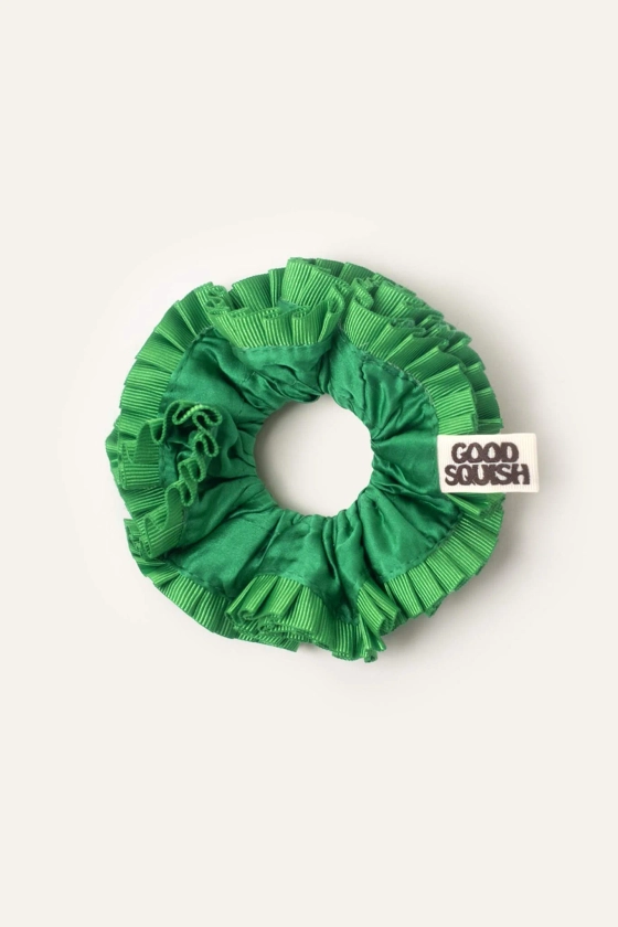 Good Squish Baby Cowboy Silk Scrunchie | Hair Accessories made in London, UK | Good Squish