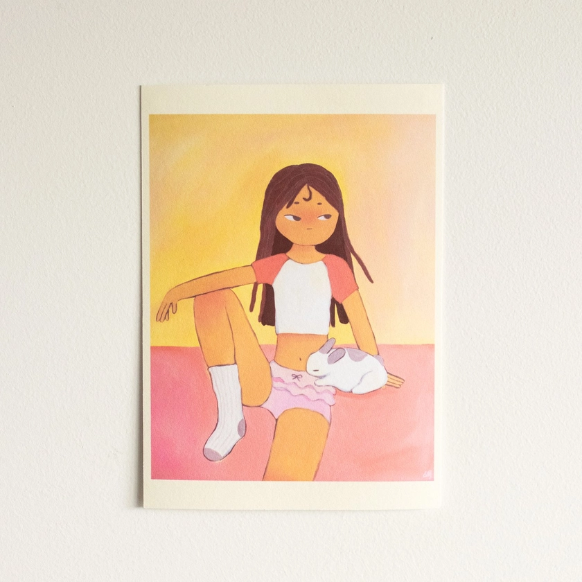 It's You and Me Art Print — Egg Soda