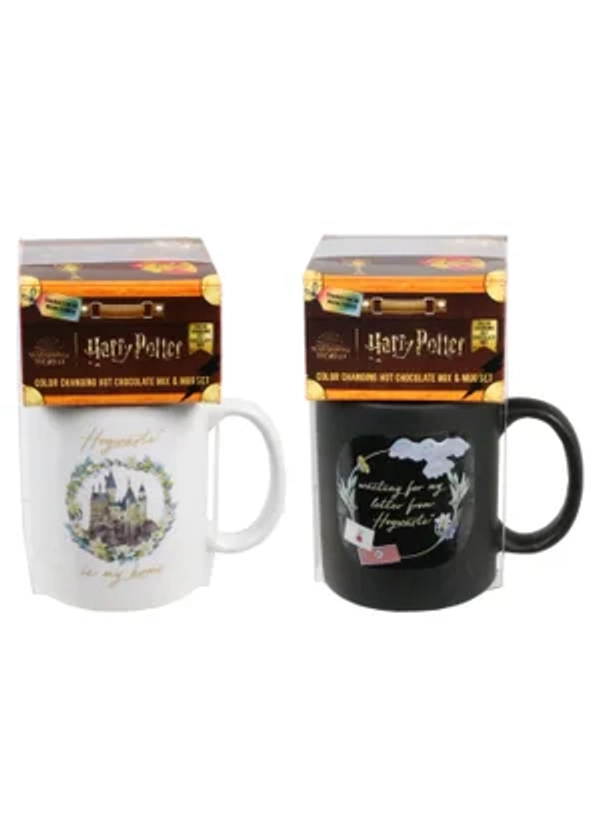 Harry Potter Black/White Mug & Hot Chocolate Duo