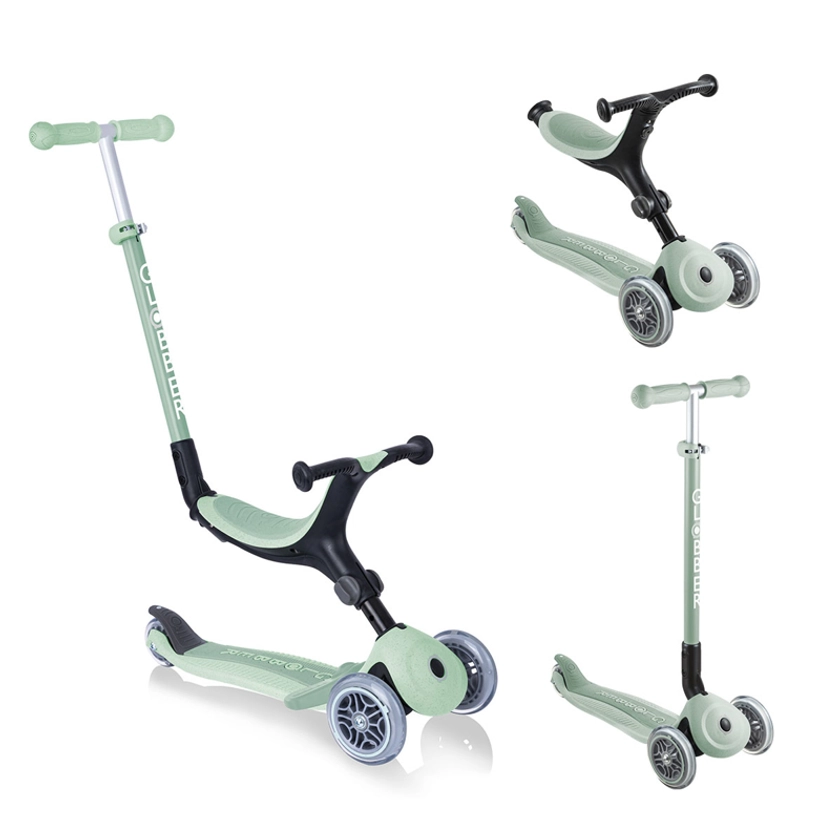 Trottinette Go up Active pistache Ecologic Globber Blanc