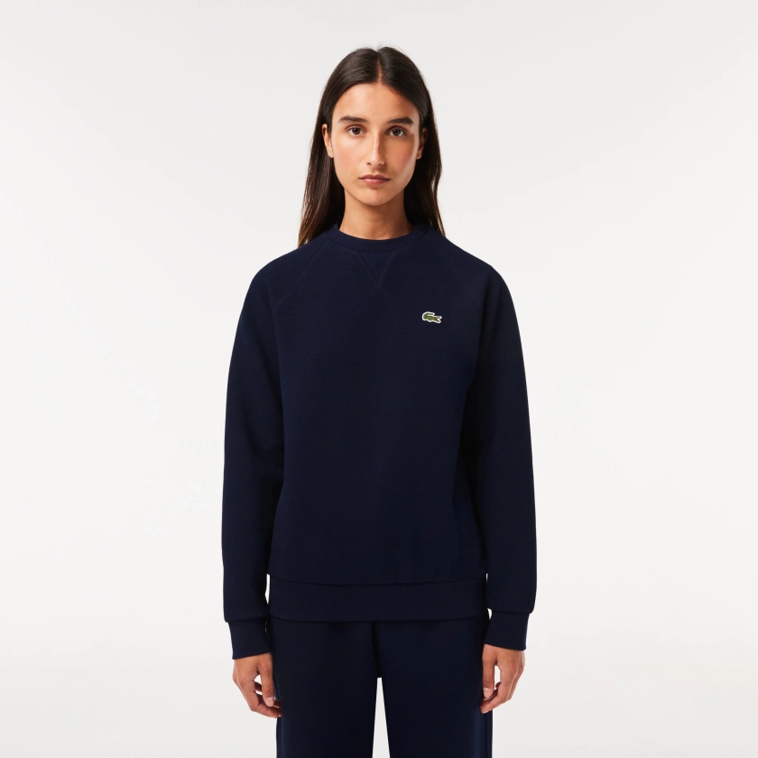 Sweatshirt Jogger à col rond double face piqué