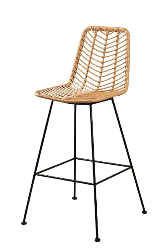 Tabouret de bar Havana, marron H.110 cm | Leroy Merlin