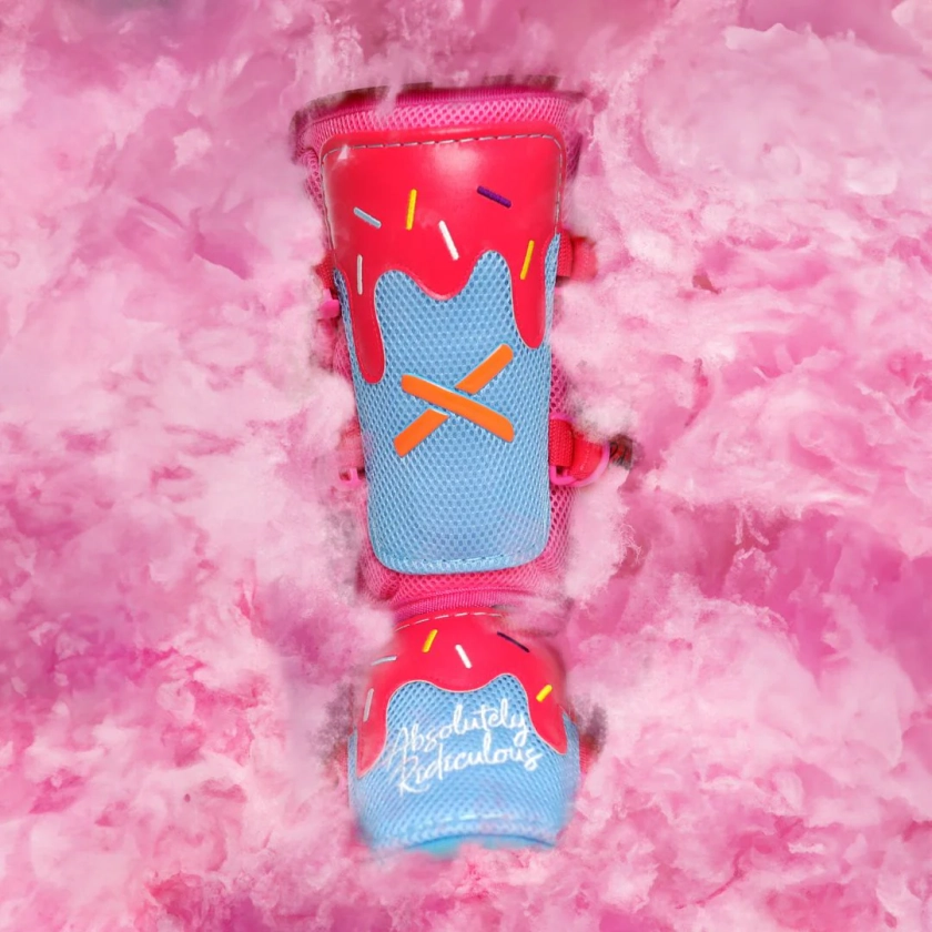 cotton candy | leg guard