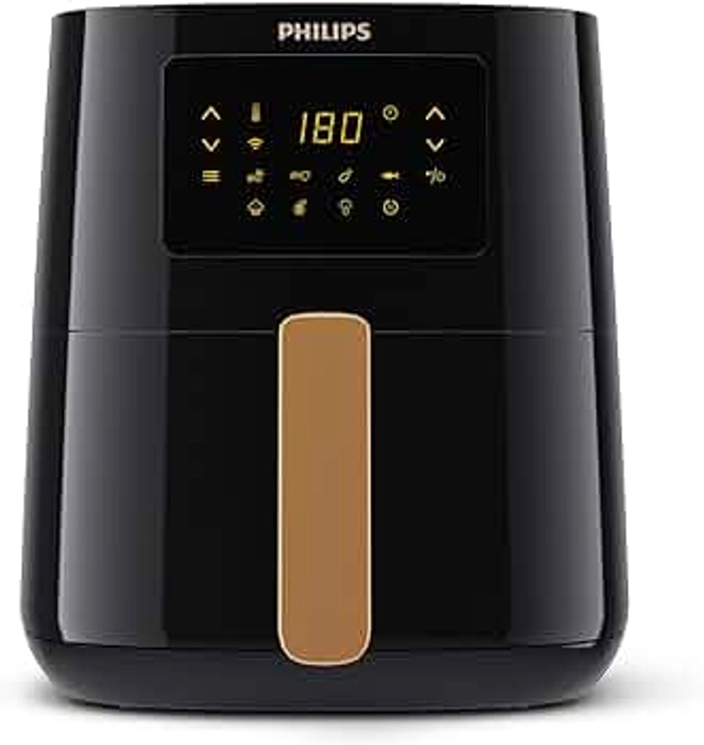 Philips Airfryer L Series 5000, 4.1L (0.8Kg), Air Fryer Multifonctions 13-en-1, Connexion Wifi, 90% de graisse en moins grâce à la technologie Rapid Air
