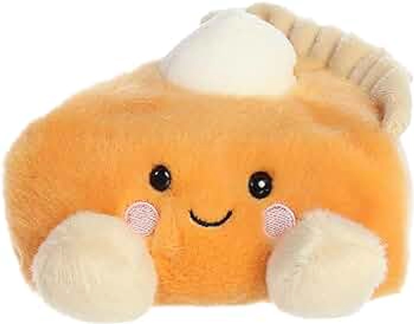 Aurora® Festive Palm Pals™ Peter Pumpkin Pie™ Stuffed Animal - Pocket-Sized Play - Collectable Fun - Orange 5 Inches