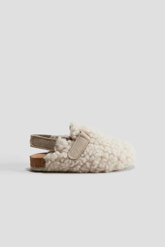 Fluffy slippers